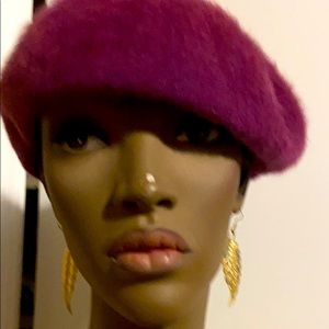 Gold feather earrings